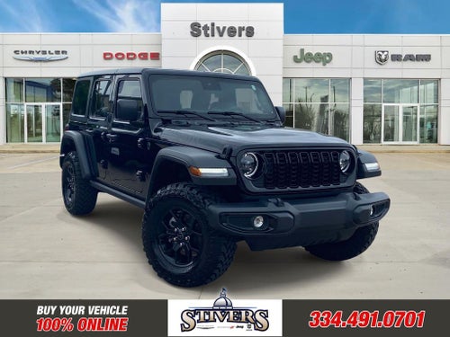 2025 Jeep Wrangler 4-Door Willys 4x4