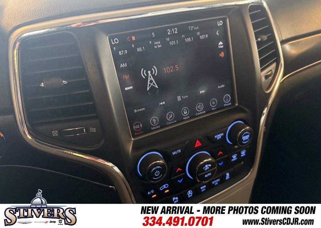 2018 Jeep Grand Cherokee Sterling Edition 4x2