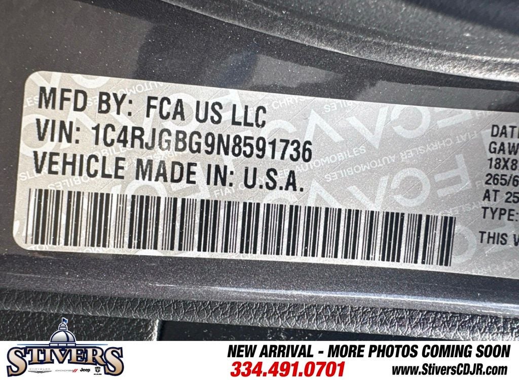 2022 Jeep Grand Cherokee Limited