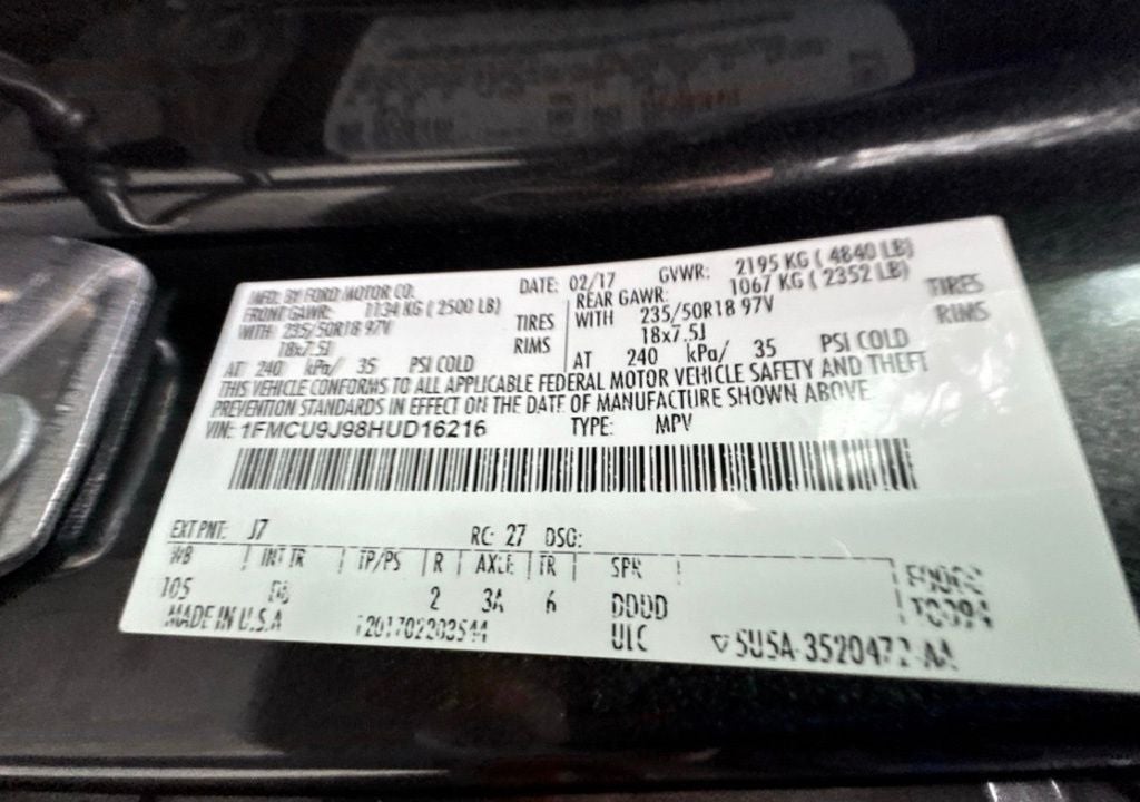 2017 Ford Escape Titanium