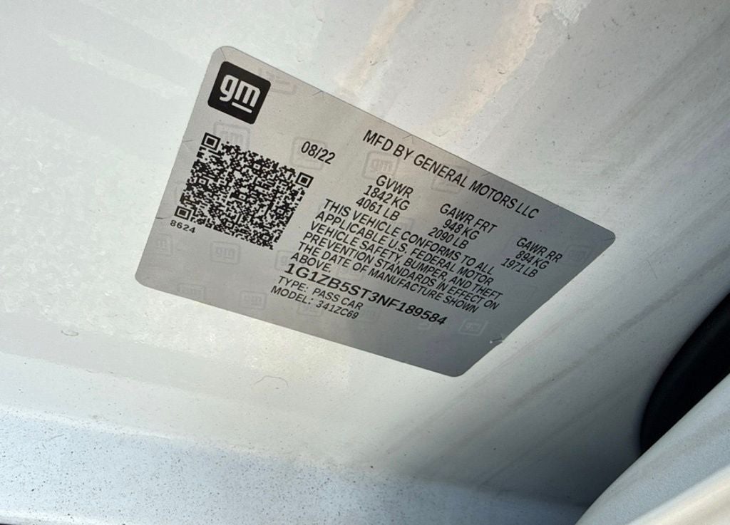 2022 Chevrolet Malibu FWD LS