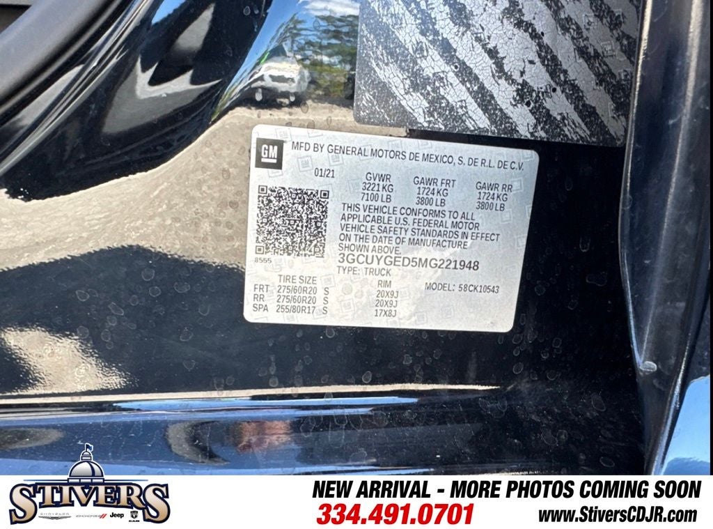 2021 Chevrolet Silverado 1500 4WD Crew Cab Short Bed LTZ