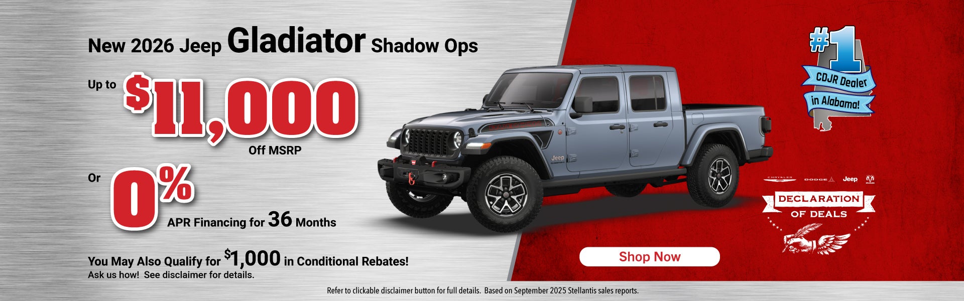 2026 Jeep Gladiator 