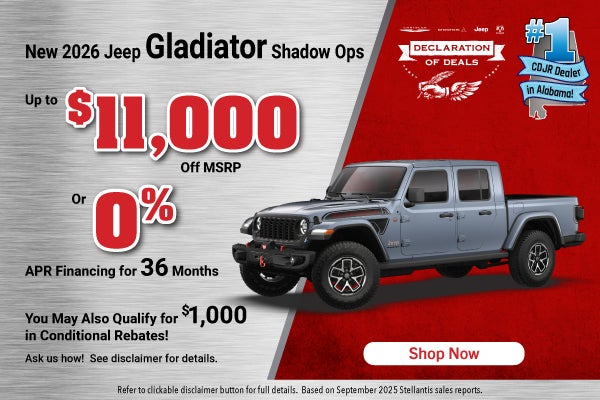 2026 Jeep Gladiator 