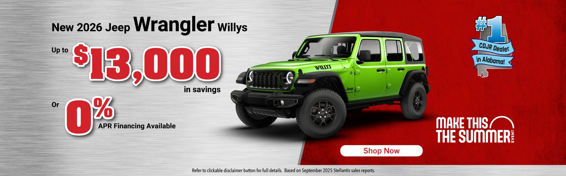 2026 Jeep Wrangler Willys