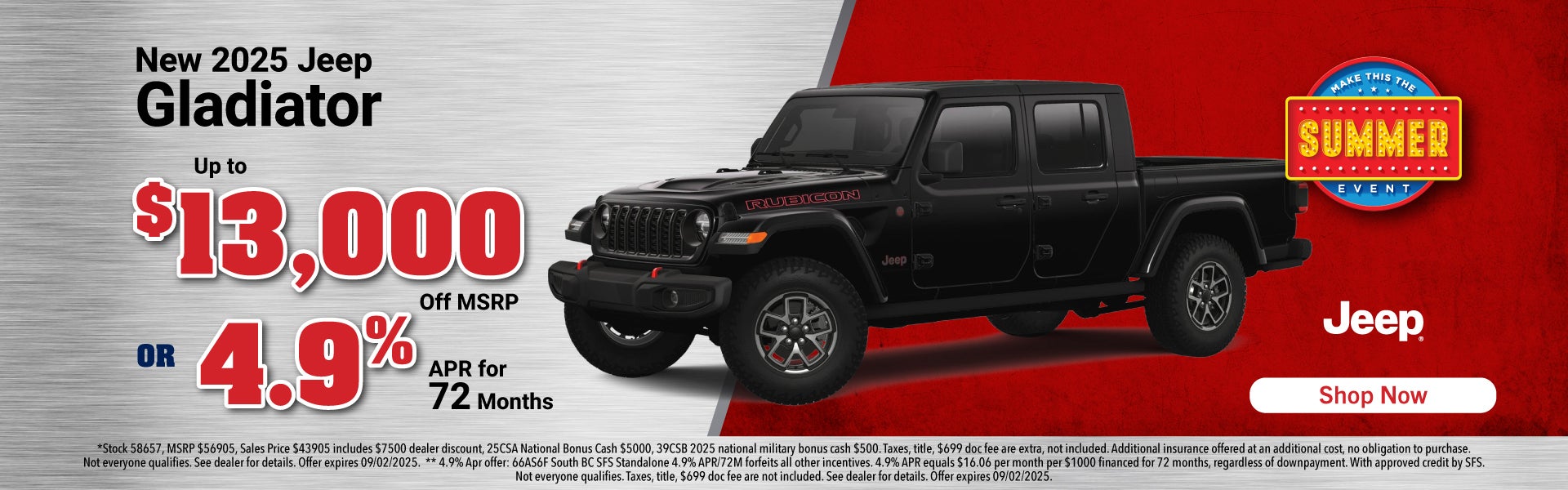 2025 Gladiator Special