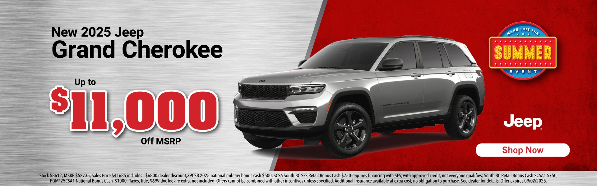 2025 Grand Cherokee Special