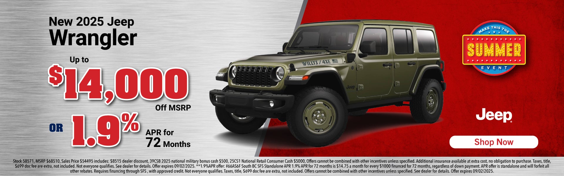 2025 Wrangler Special