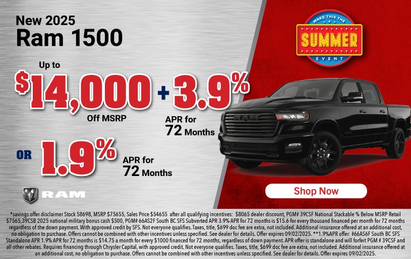 RAM 1500 Specials