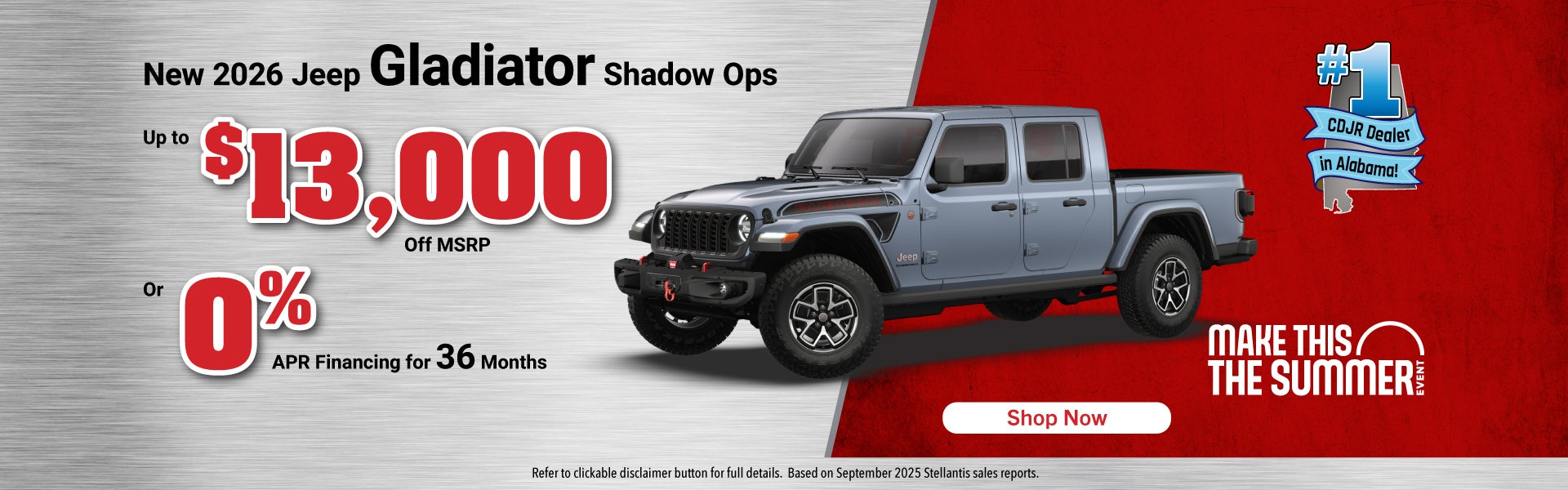 New 2026 Jeep Gladiator