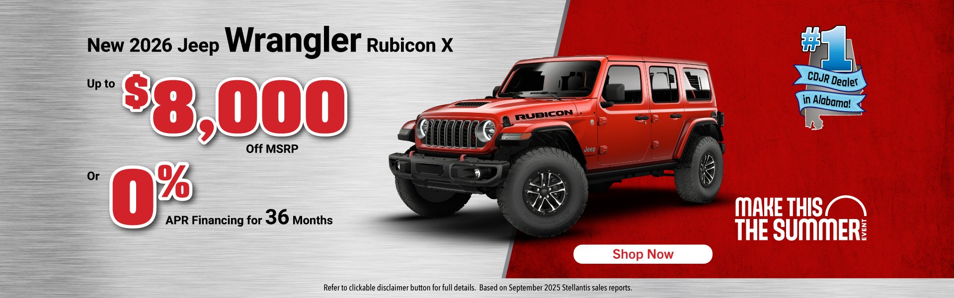 New 2026 Jeep Wrangler Rubicon X