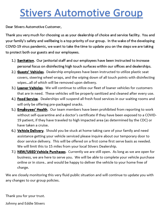 Stivers Chrysler Dodge Jeep Ram in Prattville, AL